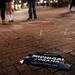 A campaign sign on the ground of the Michigan campus on Tuesday. Daniel Brenner I AnnArbor.com